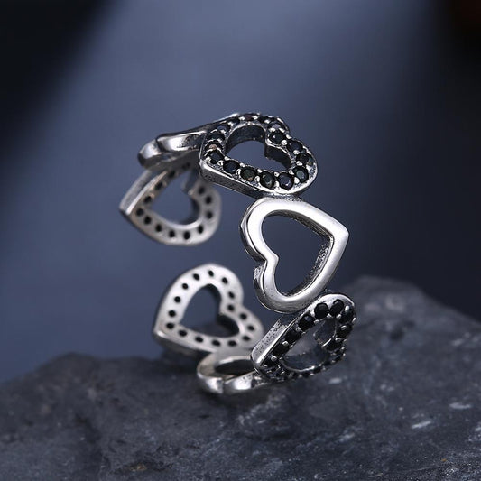 Sterling Silver Adjustable Ring