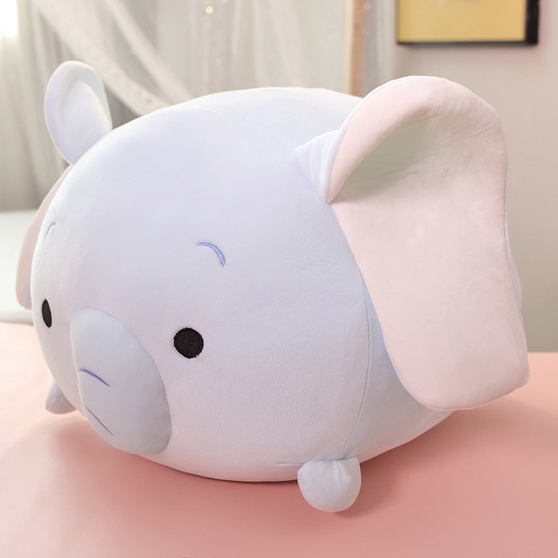Kawaii Animal Sweet Fat Fat Dinosaur Pig Shiba Inu Dog Plush Toy Soft Cartoon Elephant Stuffed Doll Baby Pillow Gift 35/45cm