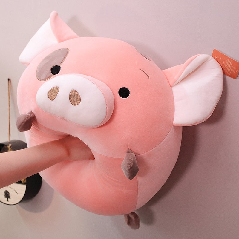 Kawaii Animal Sweet Fat Fat Dinosaur Pig Shiba Inu Dog Plush Toy Soft Cartoon Elephant Stuffed Doll Baby Pillow Gift 35/45cm