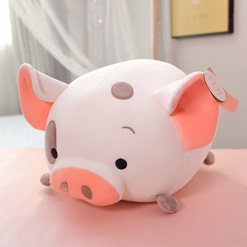 Kawaii Animal Sweet Fat Fat Dinosaur Pig Shiba Inu Dog Plush Toy Soft Cartoon Elephant Stuffed Doll Baby Pillow Gift 35/45cm