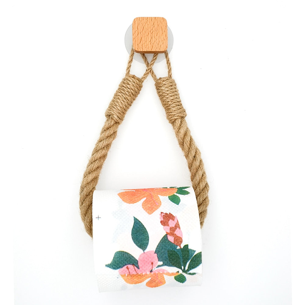 Antique Towel Rope Home Hotel Bathroom Decoration Paper Towel Rack Toilet Paper Rack Towel Rack Toliet Paper Holder