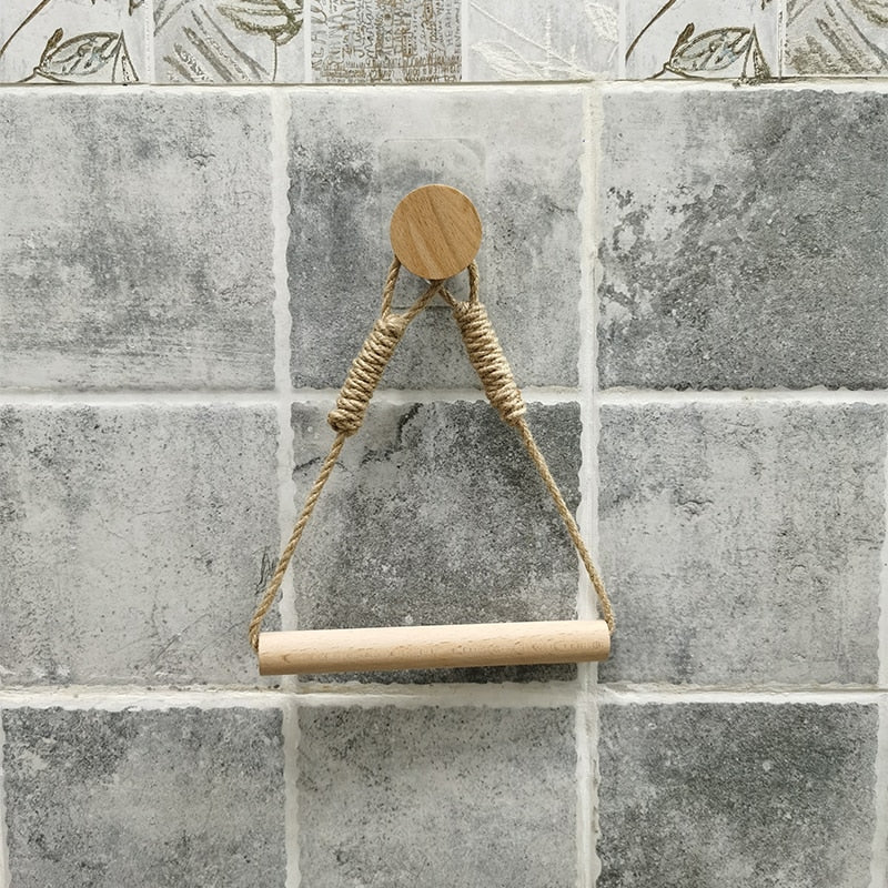 Antique Towel Rope Home Hotel Bathroom Decoration Paper Towel Rack Toilet Paper Rack Towel Rack Toliet Paper Holder