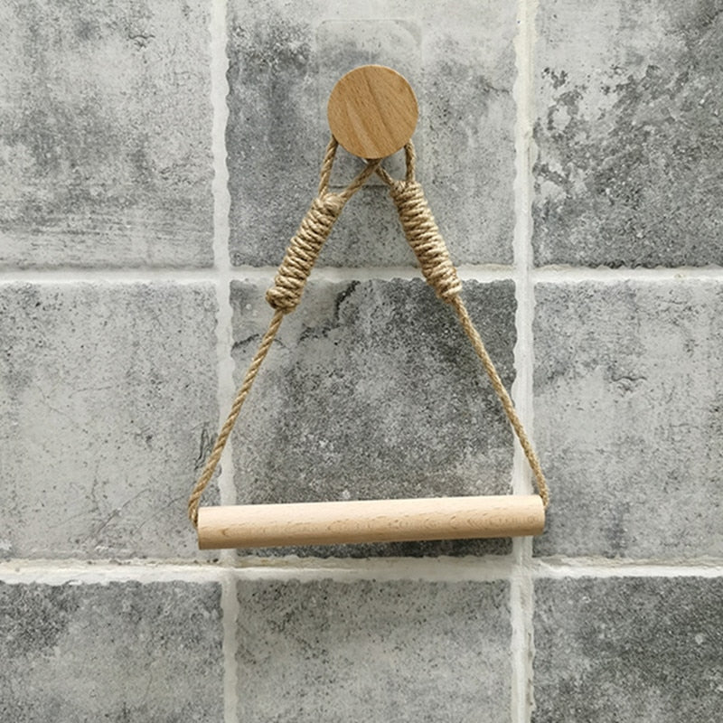 Antique Towel Rope Home Hotel Bathroom Decoration Paper Towel Rack Toilet Paper Rack Towel Rack Toliet Paper Holder