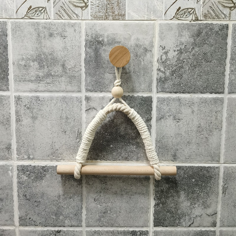 Antique Towel Rope Home Hotel Bathroom Decoration Paper Towel Rack Toilet Paper Rack Towel Rack Toliet Paper Holder