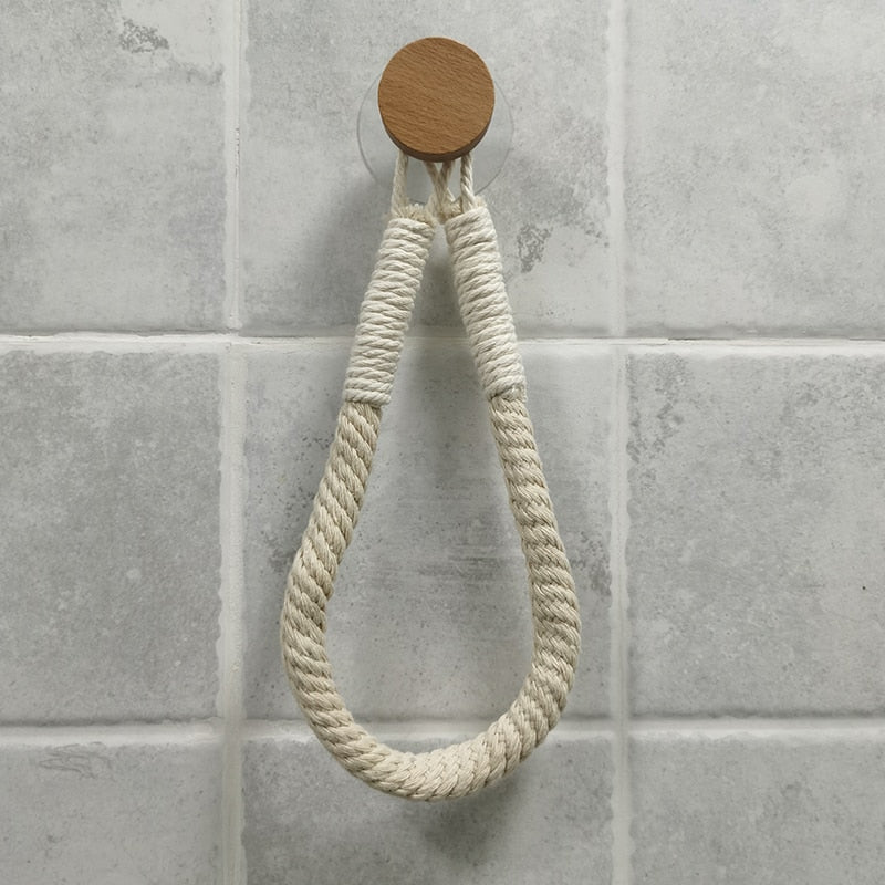 Antique Towel Rope Home Hotel Bathroom Decoration Paper Towel Rack Toilet Paper Rack Towel Rack Toliet Paper Holder