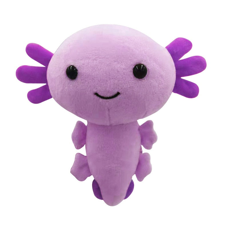 Kawaii Axolotl Plush Toy Cartoon Cute Animal Stuffed Plushie Doll For Kids Birthday Christmas Halloween Gifts Home Decoration