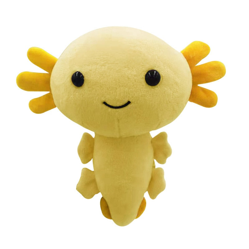 Kawaii Axolotl Plush Toy Cartoon Cute Animal Stuffed Plushie Doll For Kids Birthday Christmas Halloween Gifts Home Decoration