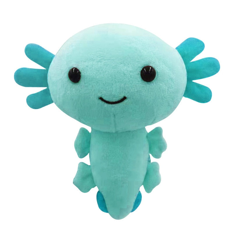 Kawaii Axolotl Plush Toy Cartoon Cute Animal Stuffed Plushie Doll For Kids Birthday Christmas Halloween Gifts Home Decoration