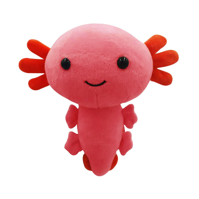 Kawaii Axolotl Plush Toy Cartoon Cute Animal Stuffed Plushie Doll For Kids Birthday Christmas Halloween Gifts Home Decoration